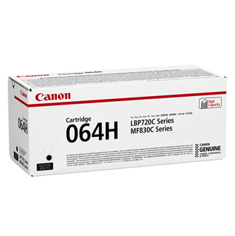 Obrazek Canon 064H 4938C001 originální tonerová kazeta, barva náplně černá, výtěžnost cartridge 13400 stran