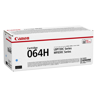 Obrazek Canon 064H 4936C001 originální tonerová kazeta, barva náplně azurová, výtěžnost cartridge 10500 stran