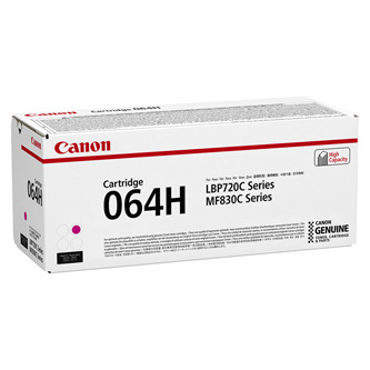 Obrazek Canon 064H 4934C001 originální tonerová kazeta, barva náplně purpurová, výtěžnost cartridge 10500 stran