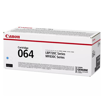 Obrazek Canon 064 4935C001 originální tonerová kazeta, barva náplně azurová, výtěžnost cartridge 5000 stran