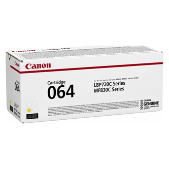 Obrazek Canon 064 4931C001 originální tonerová kazeta, barva náplně žlutá, výtěžnost cartridge 5000 stran