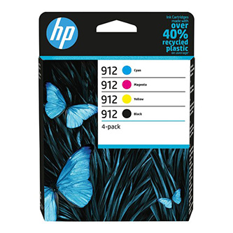 Obrazek HP 6ZC74AE originální inkoustová kazeta, barva náplně azurová/purpurová/žlutá/černá, výtěžnost cartridge 1260 stran