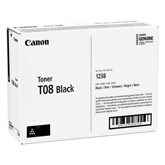 Obrazek Canon T08 3010C006 originální tonerová kazeta, barva náplně černá, výtěžnost cartridge 11000 stran