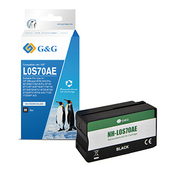 Obrazek G&G kompatibilní ink s L0S70AE, black, 2000str., NH-R00953XLBK, pro HP 