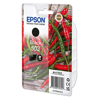 Obrazek Epson originální ink C13T09Q14010, T09Q140, 503, black, 4.6ml, Epson XP-5200, XP