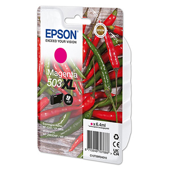 Obrazek Epson originální ink C13T09R34010, T09R340, 503XL, magenta, 6.4ml, Epson XP-5200