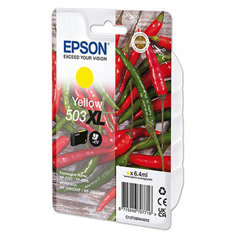 Obrazek Epson originální ink C13T09R44010, T09R440, 503XL, yellow, 6.4ml, Epson XP-5200,