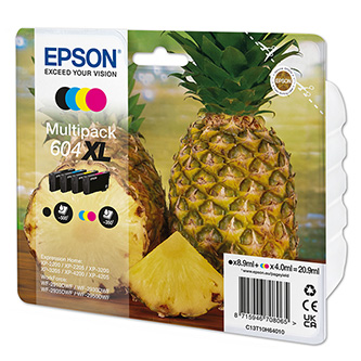 Obrazek Epson originální ink C13T10H64010, T10H640, 604XL, CMYK, 3x350/500str., 3x4.0/8.