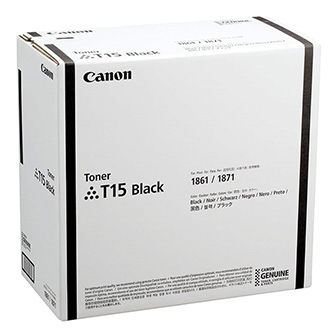 Obrazek Canon T15 5818C001 originální tonerová kazeta, barva náplně černá, výtěžnost cartridge 42000 stran
