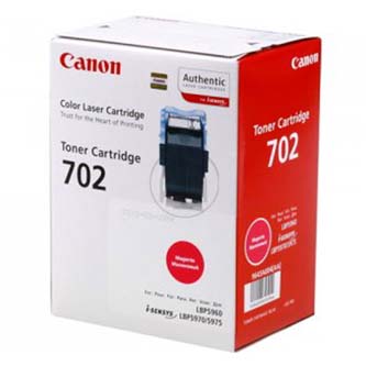 Obrazek Canon 702 9643A004 originální tonerová kazeta, barva náplně purpurová, výtěžnost cartridge 10000 stran
