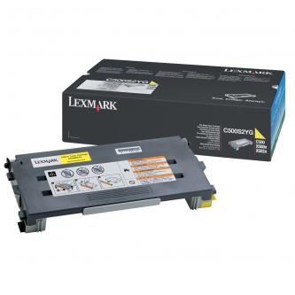 Obrazek Lexmark C500S2YG originální tonerová kazeta, barva náplně žlutá, výtěžnost cartridge 1500 stran