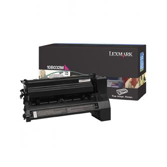 Obrazek Lexmark 10B032M originální tonerová kazeta, barva náplně purpurová, výtěžnost cartridge 15000 stran