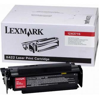 Obrazek Lexmark 12A3715 originální tonerová kazeta, barva náplně černá, výtěžnost cartridge 12000 stran