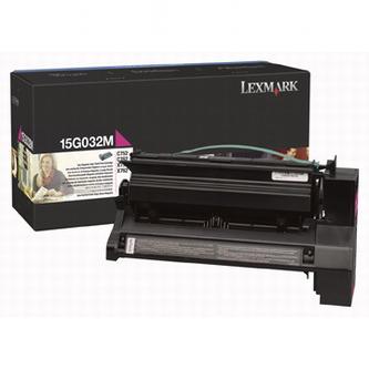 Obrazek Lexmark 15G032M originální tonerová kazeta, barva náplně purpurová, výtěžnost cartridge 15000 stran
