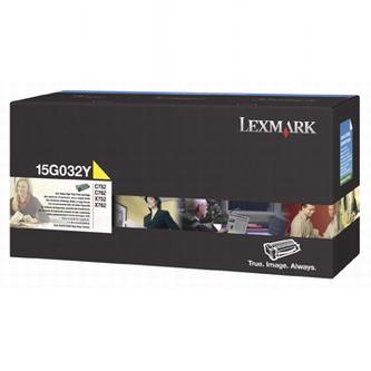 Obrazek Lexmark 15G032Y originální tonerová kazeta, barva náplně žlutá, výtěžnost cartridge 15000 stran