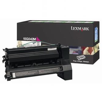 Obrazek Lexmark 15G042M originální tonerová kazeta, barva náplně purpurová, výtěžnost cartridge 15000 stran
