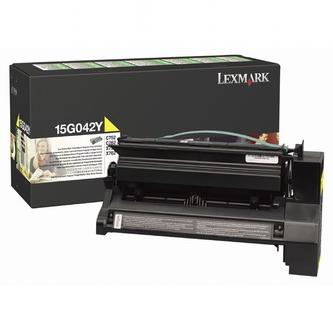 Obrazek Lexmark 15G042Y originální tonerová kazeta, barva náplně žlutá, výtěžnost cartridge 15000 stran