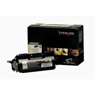 Obrazek Lexmark 64004HE originální tonerová kazeta, barva náplně černá, výtěžnost cartridge 21000 stran