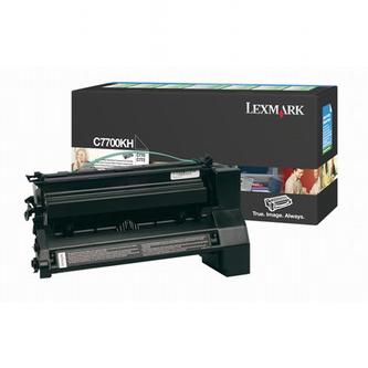 Obrazek Lexmark C7700KH originální tonerová kazeta, barva náplně černá, výtěžnost cartridge 10000 stran