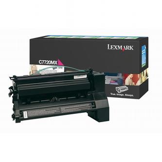 Obrazek Lexmark C7720MX originální tonerová kazeta, barva náplně purpurová, výtěžnost cartridge 15000 stran