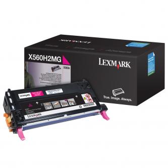 Obrazek Lexmark X560H2MG originální tonerová kazeta, barva náplně purpurová, výtěžnost cartridge 10000 stran
