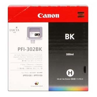 Obrazek Canon PFI-302 2216B001AA originální inkoustová kazeta, barva náplně černá