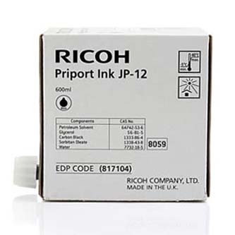 Obrazek Ricoh 817104 originální inkoustová kazeta, barva náplně černá