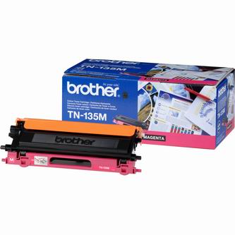 Obrazek Brother TN135 TN135M originální tonerová kazeta, barva náplně purpurová, výtěžnost cartridge 4000 stran