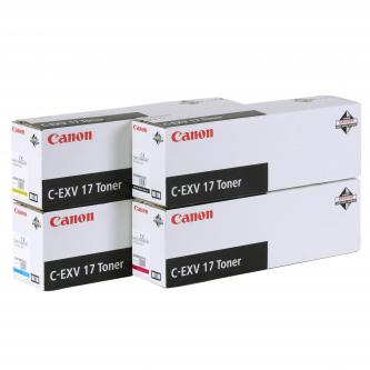Obrazek Canon C-EXV 17 0262B002 originální tonerová kazeta, barva náplně černá, výtěžnost cartridge 27000 stran