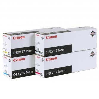 Obrazek Canon C-EXV 17 0261B002 originální tonerová kazeta, barva náplně azurová, výtěžnost cartridge 36000 stran