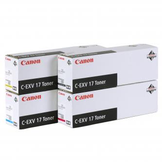 Obrazek Canon C-EXV 17 0259B002 originální tonerová kazeta, barva náplně žlutá, výtěžnost cartridge 36000 stran