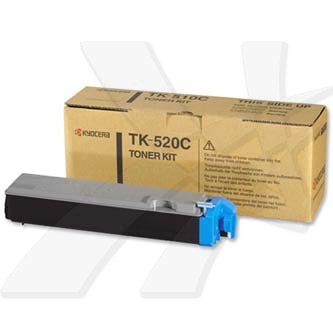 Kyocera TK-520 1T02HJAEU0 originální tonerová kazeta, barva náplně azurová, výtěžnost cartridge 4000 stran