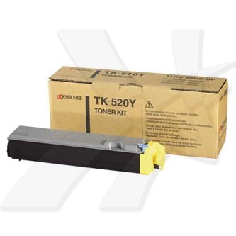 Kyocera TK-520 1T02HJCEU0 originální tonerová kazeta, barva náplně žlutá, výtěžnost cartridge 4000 stran
