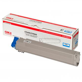 Obrazek Oki C9600 42918915 originální tonerová kazeta, barva náplně azurová, výtěžnost cartridge 15000 stran