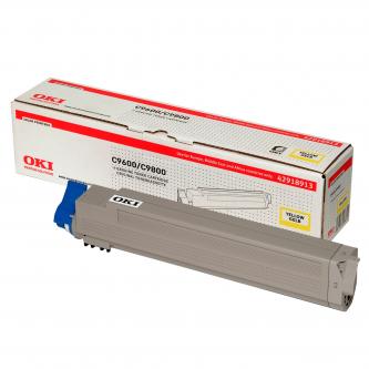 Obrazek Oki C9600 42918913 originální tonerová kazeta, barva náplně žlutá, výtěžnost cartridge 15000 stran