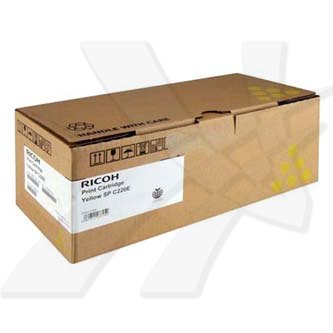 Obrazek Ricoh 407643 originální tonerová kazeta, barva náplně žlutá, výtěžnost cartridge 2000 stran