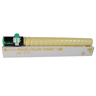 Obrazek Ricoh 887921 originální tonerová kazeta, barva náplně žlutá, výtěžnost cartridge 8000 stran
