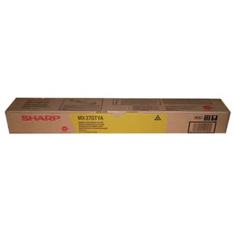 Obrazek Sharp MX-27GTYA originální tonerová kazeta, barva náplně žlutá, výtěžnost cartridge 15000 stran