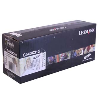 Obrazek Lexmark C540X31G originální developer, barva náplně černá, výtěžnost cartridge 30000 stran