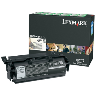 Obrazek Lexmark T650H11E originální tonerová kazeta, barva náplně černá, výtěžnost cartridge 25000 stran