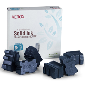 Obrazek Xerox 108R00817 originální tonerová kazeta, barva náplně azurová, výtěžnost cartridge 14000 stran