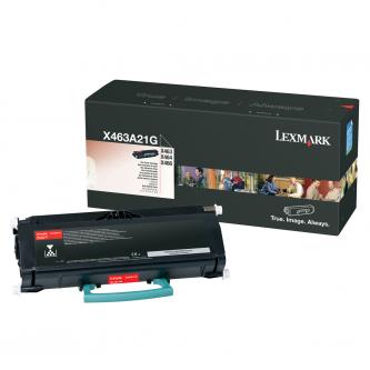 Obrazek Lexmark X463A21G originální tonerová kazeta, barva náplně černá, výtěžnost cartridge 3500 stran