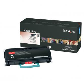 Obrazek Lexmark X463H21G originální tonerová kazeta, barva náplně černá, výtěžnost cartridge 9000 stran
