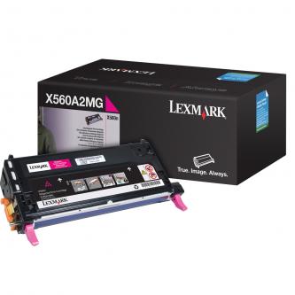 Obrazek Lexmark X560A2MG originální tonerová kazeta, barva náplně purpurová, výtěžnost cartridge 4000 stran