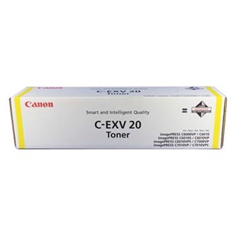 Obrazek Canon C-EXV 20 0439B002 originální tonerová kazeta, barva náplně žlutá, výtěžnost cartridge 35000 stran