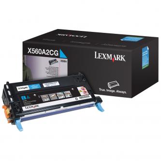 Obrazek Lexmark X560A2CG originální tonerová kazeta, barva náplně azurová, výtěžnost cartridge 4000 stran