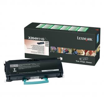 Obrazek Lexmark X264H11G originální tonerová kazeta, barva náplně černá, výtěžnost cartridge 9000 stran