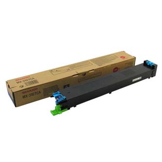 Obrazek Sharp MX-31GTCA originální tonerová kazeta, barva náplně azurová, výtěžnost cartridge 15000 stran