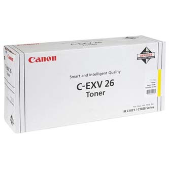 Obrazek Canon C-EXV 26 1657B006 originální tonerová kazeta, barva náplně žlutá, výtěžnost cartridge 6000 stran