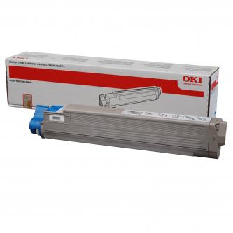 Obrazek Oki C910 44036023 originální tonerová kazeta, barva náplně azurová, výtěžnost cartridge 15000 stran